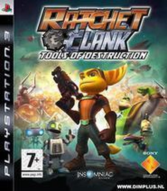 Ratchet and Clank Tools of Destruction PS3 cover