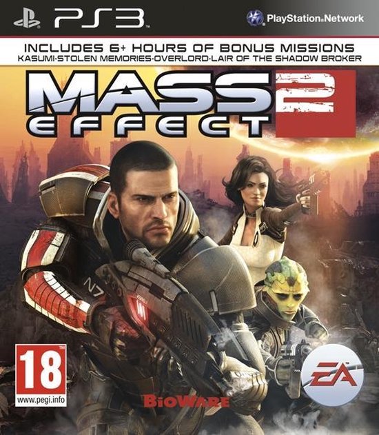 Mass Effect 2 PS3 cover