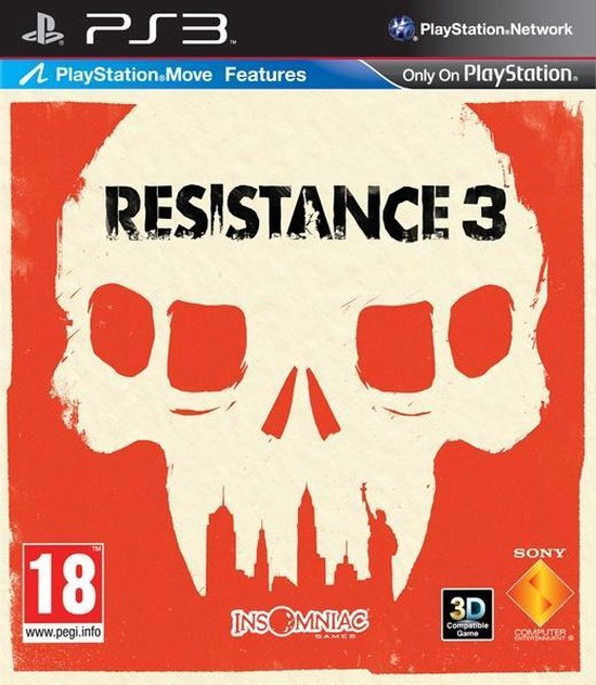 Resistance 3 PS3 cover