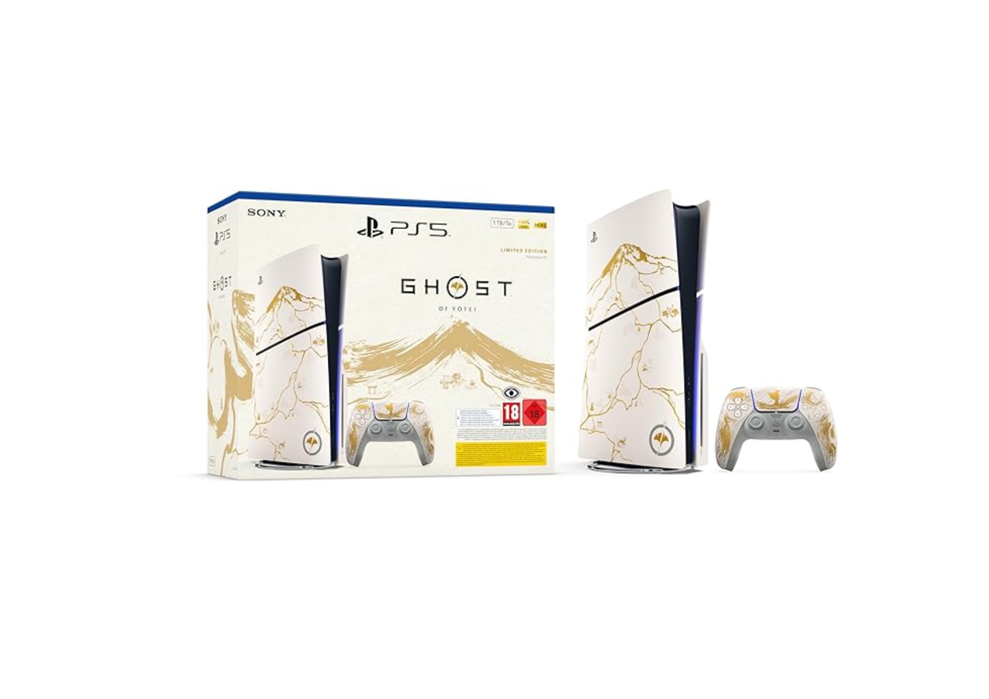 Playstation 5 Slim Disc Ghost of Yotei Edition – 1 controller