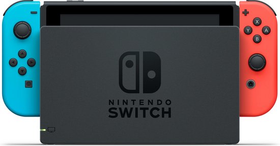 Nintendo Switch (V2) – Rood/Blauw